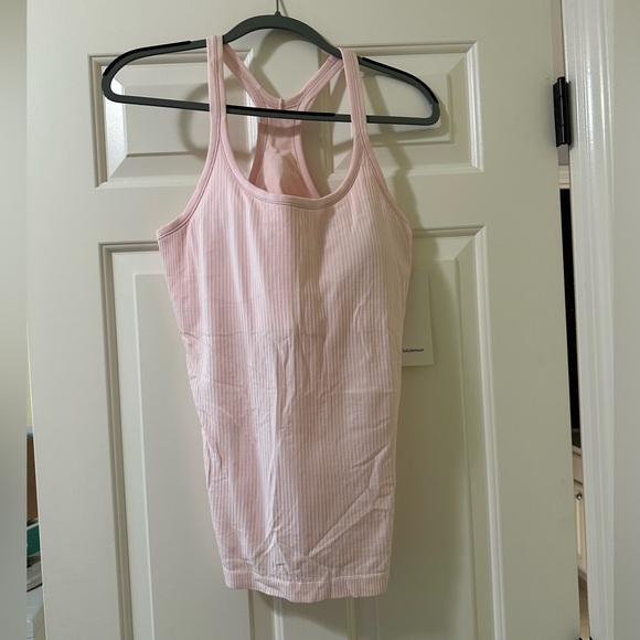 Brand new pink lululemon razorback tank top 12 - Picture 1 of 6